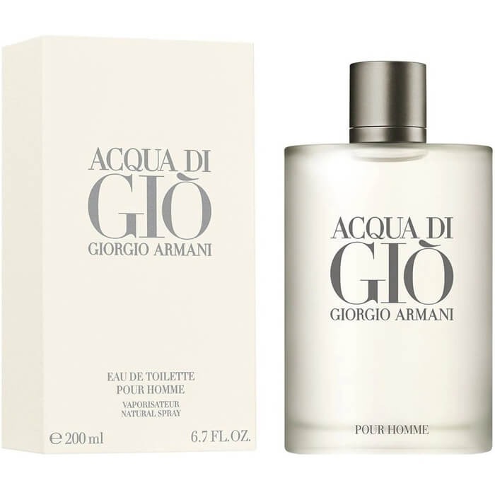 GIORGIO A. ACQUA DE GIO POUR HOMME EDT 200ML