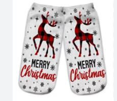Medias Tobilleras Merry Christmas