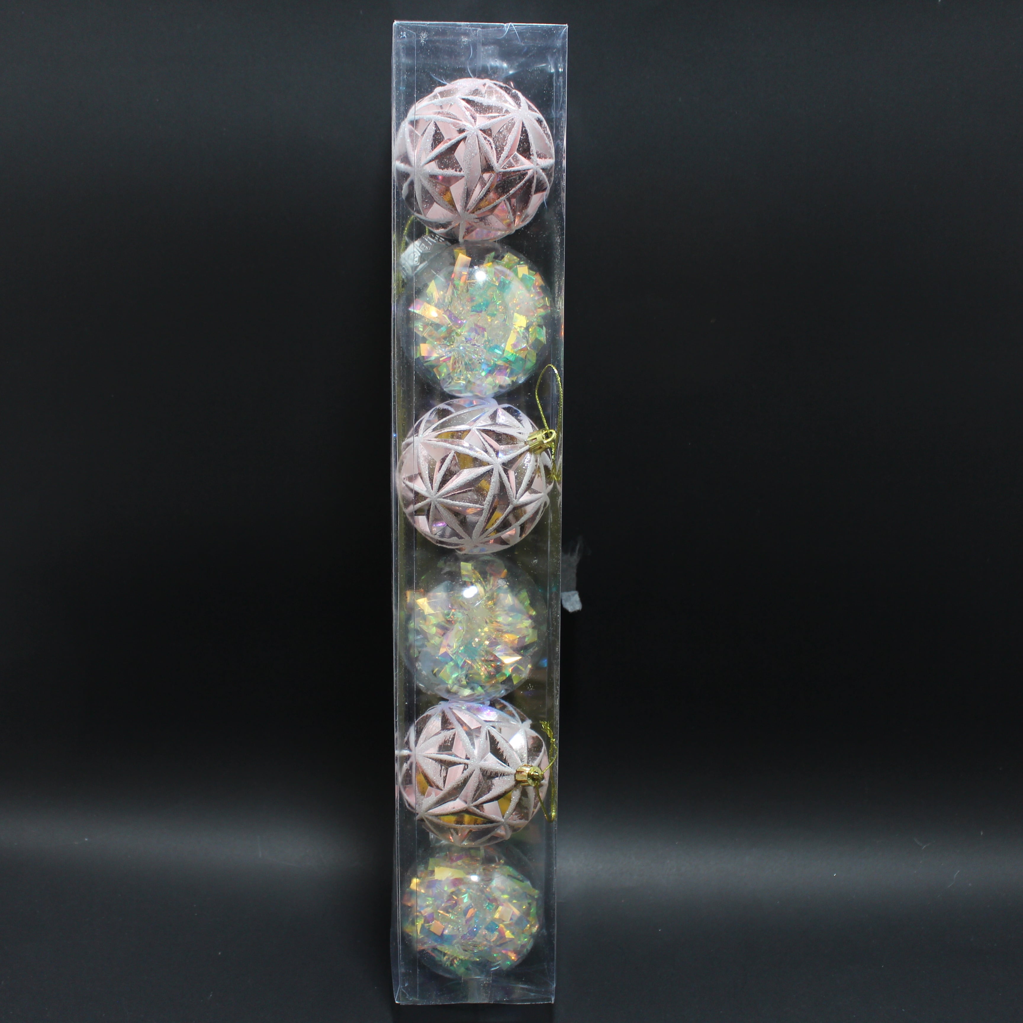 Bolas Navidenas X3 Transparentes Y 3 Ro