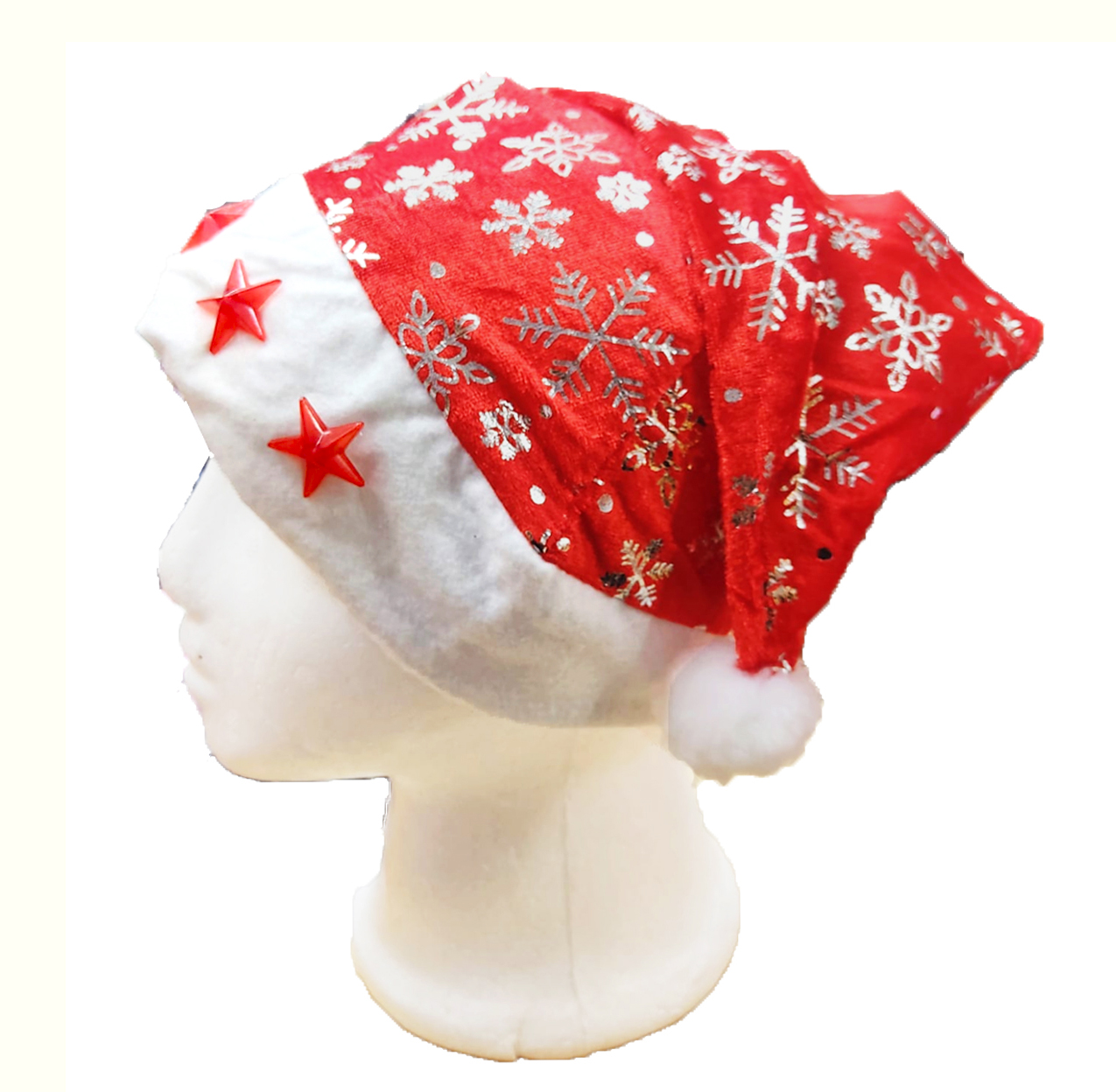 6 Gorros De Navidad Con Luces