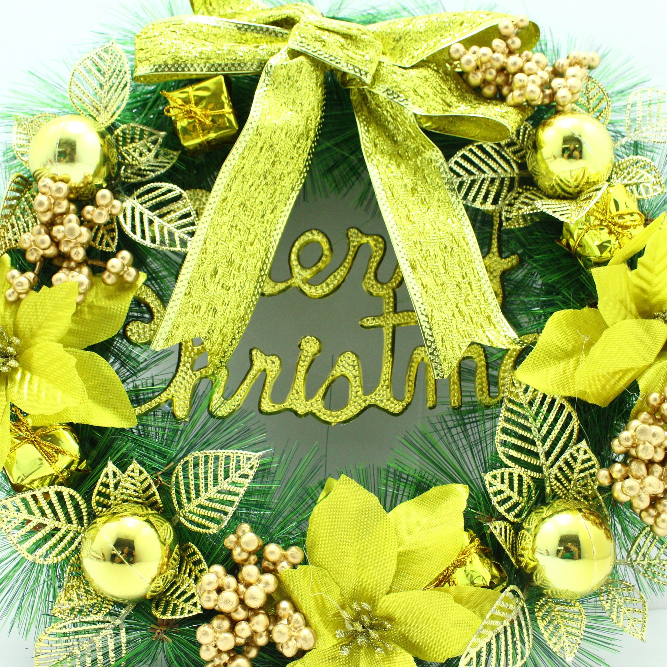 Corona Navidena Merry Chistmas