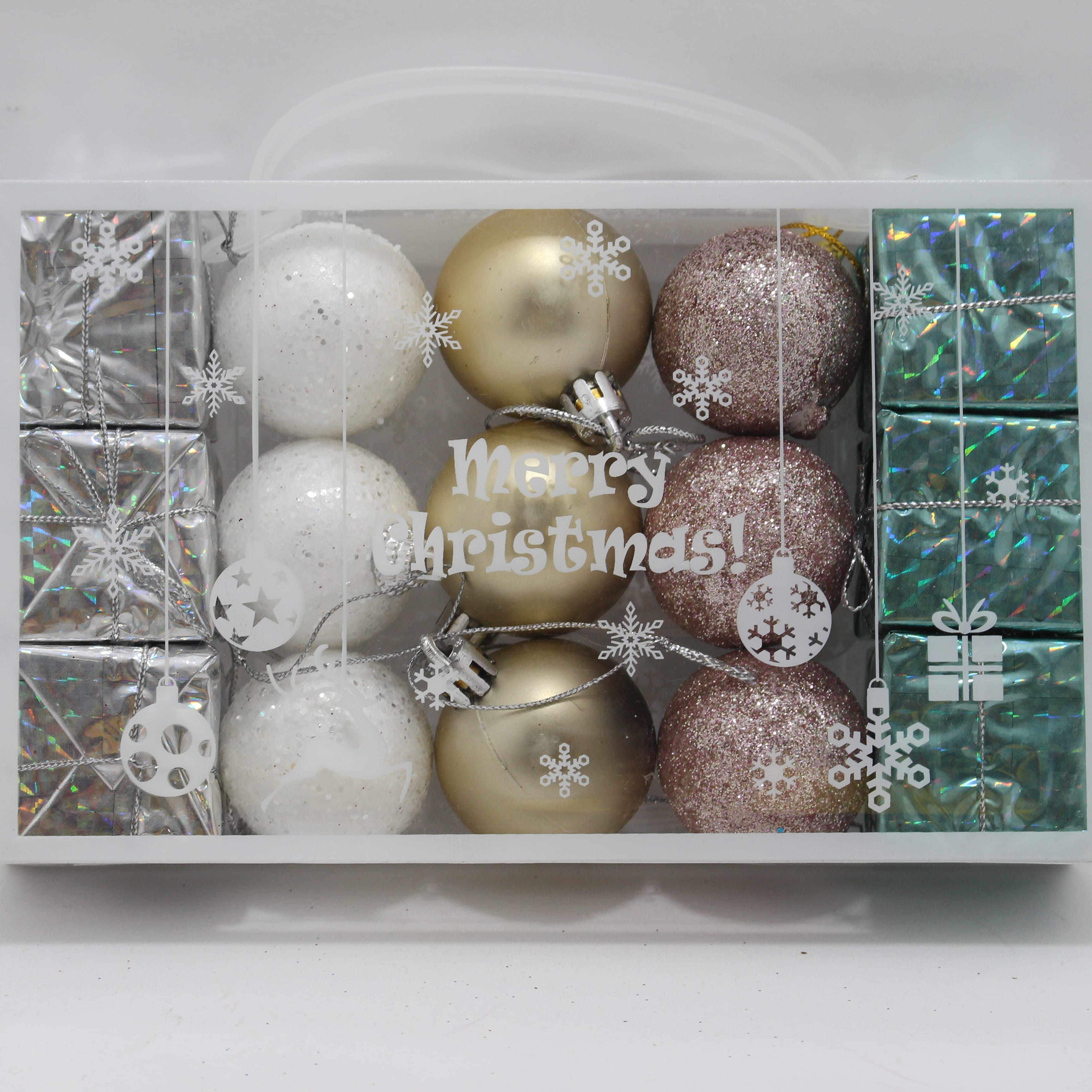 Set Surtido De Bolas Navidenas Regalo