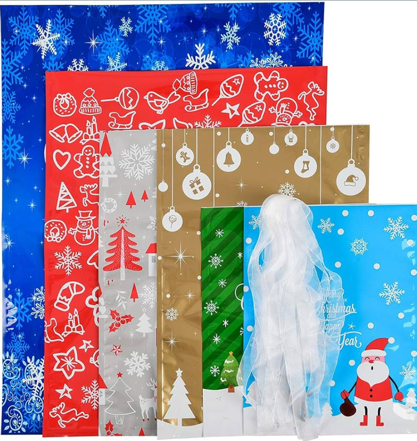 Set De 5 Bolsas Navidad