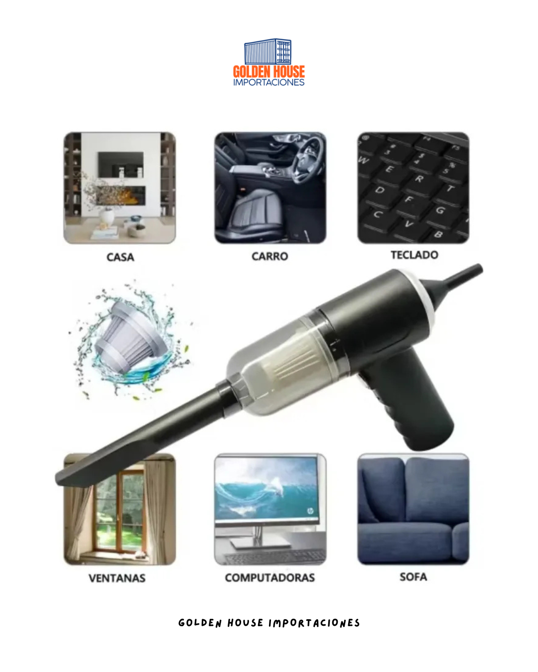 Mini Aspiradora Portatil 3 En 1