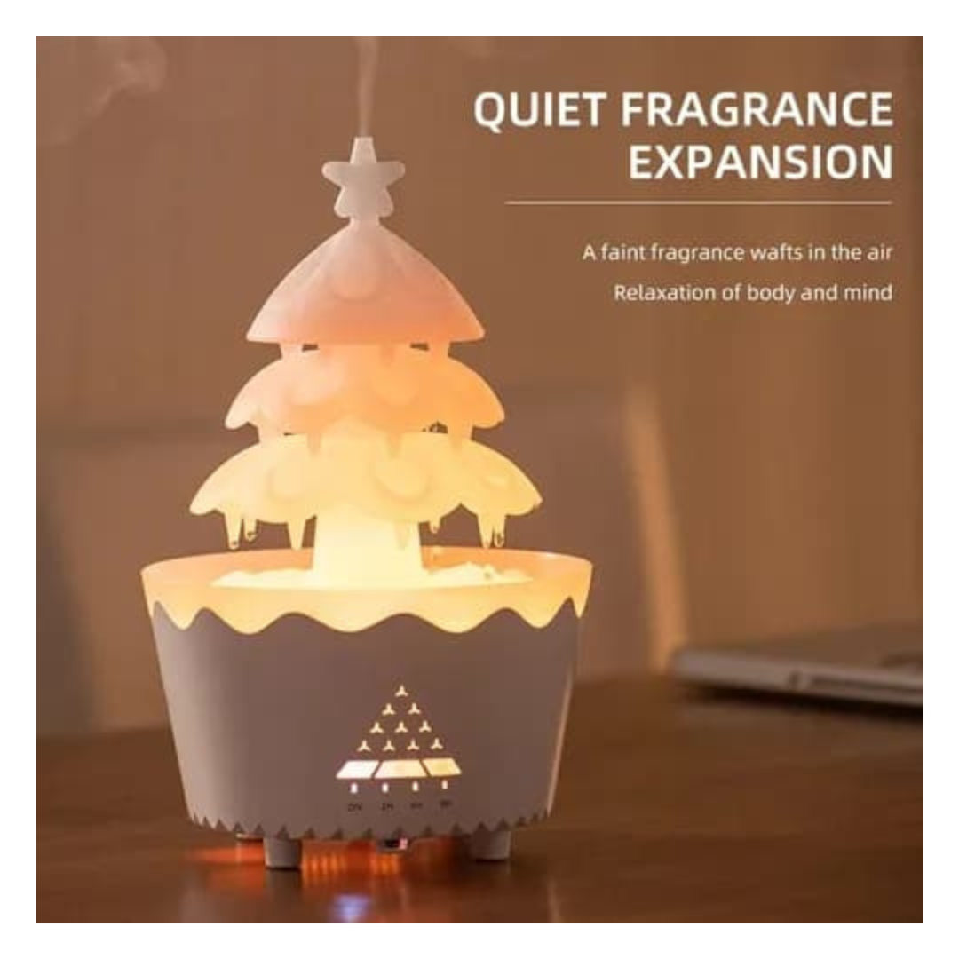 Humidificador Difusor Arbol Navideno Led