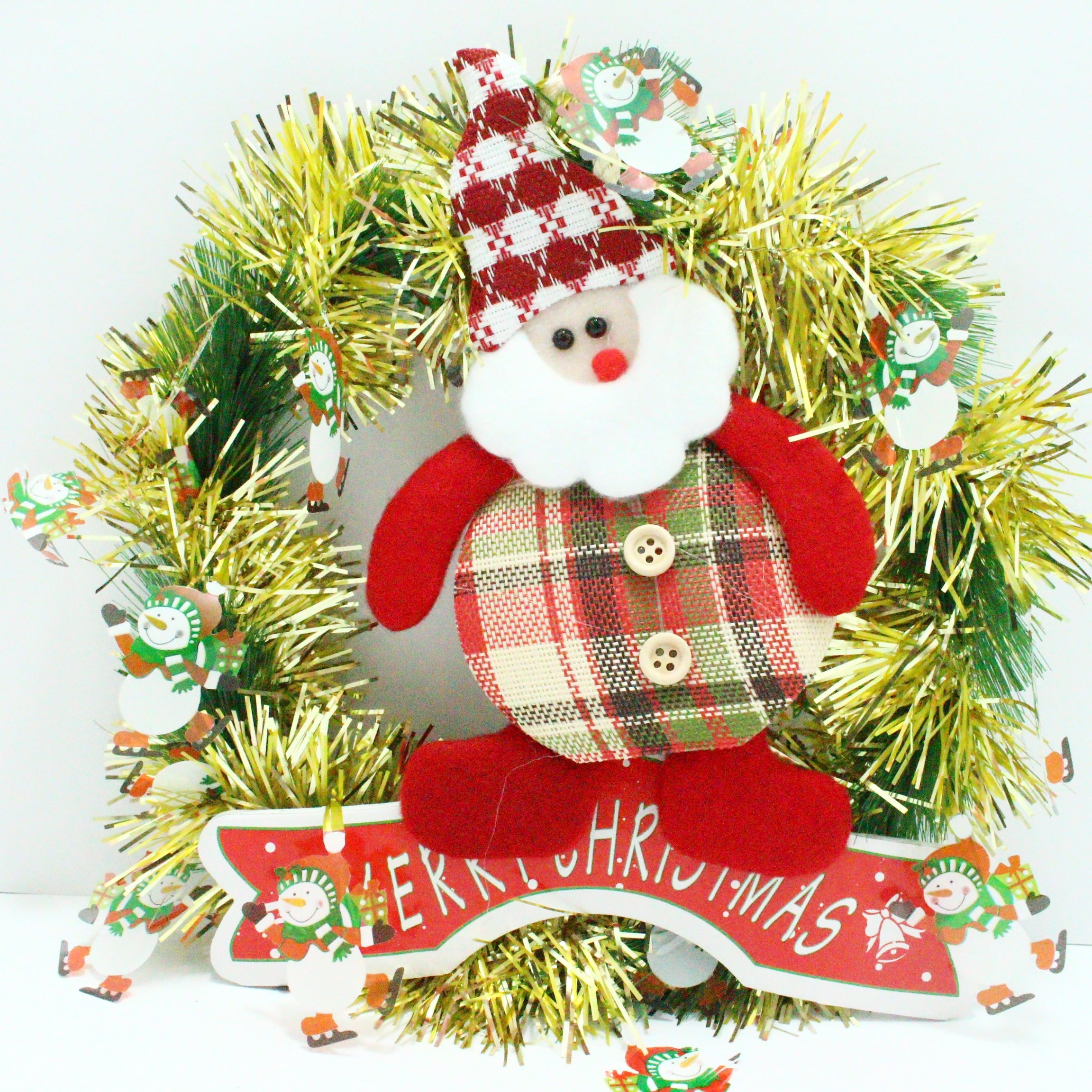 Corona Navidena Merry Chistmas 23cm