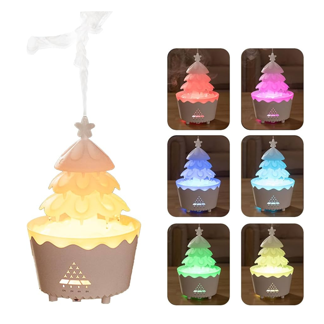 Humidificador Difusor Arbol Navideno Led