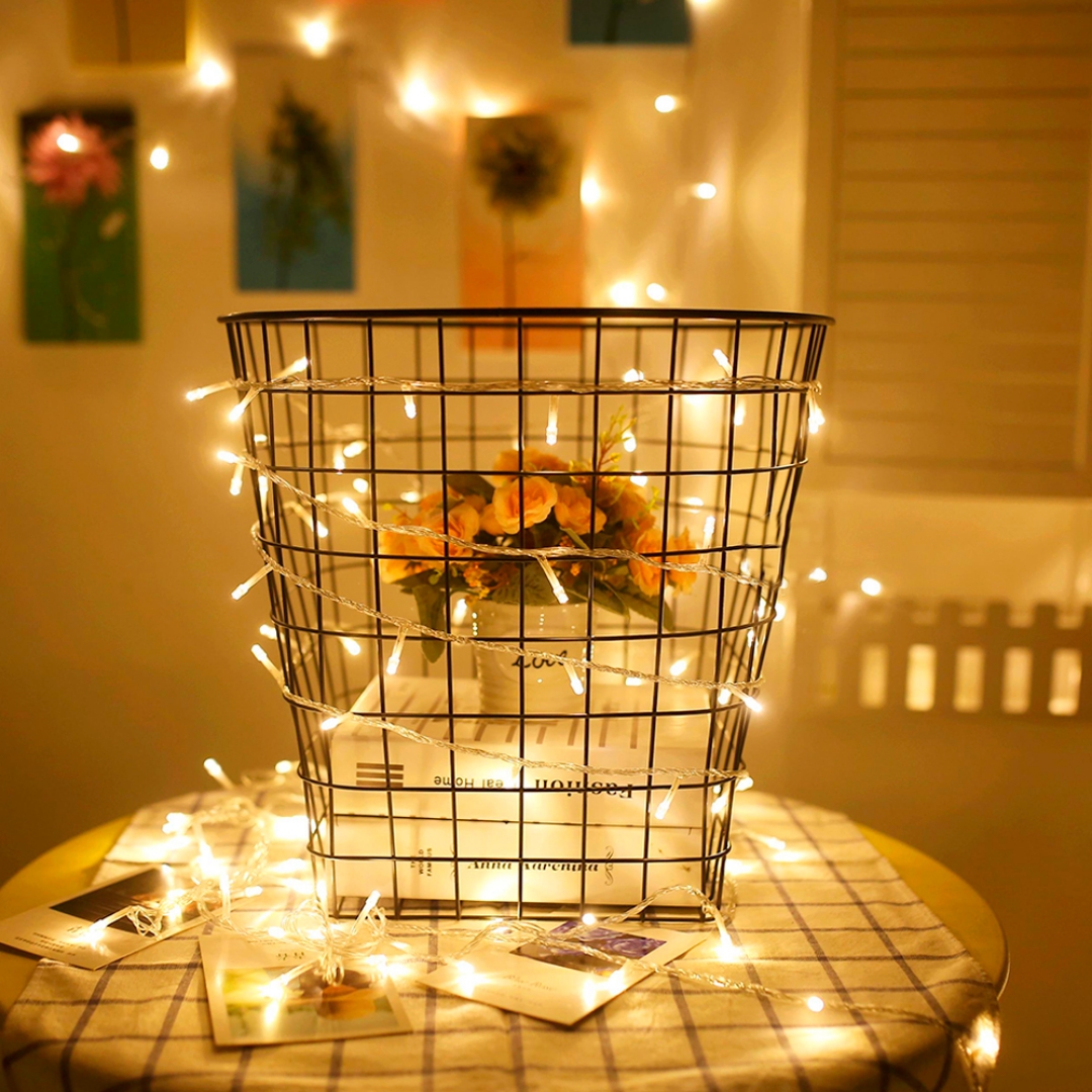 Luces Navidenas 20 Metros Calidas