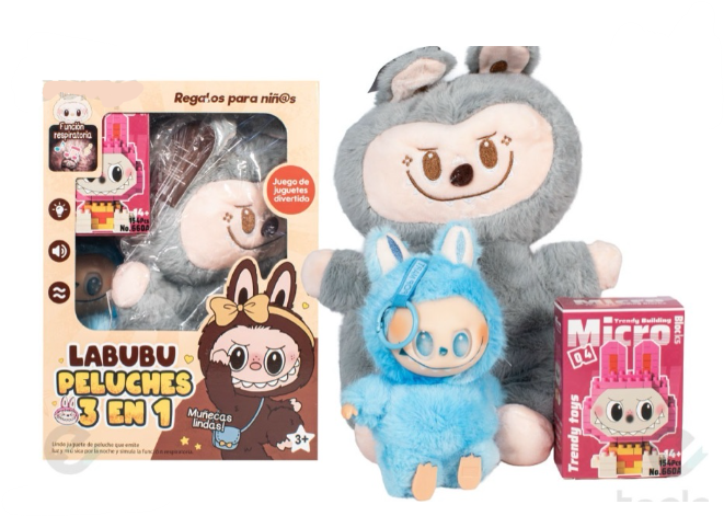 Te Combo Labubu Respiralego Y Llavero