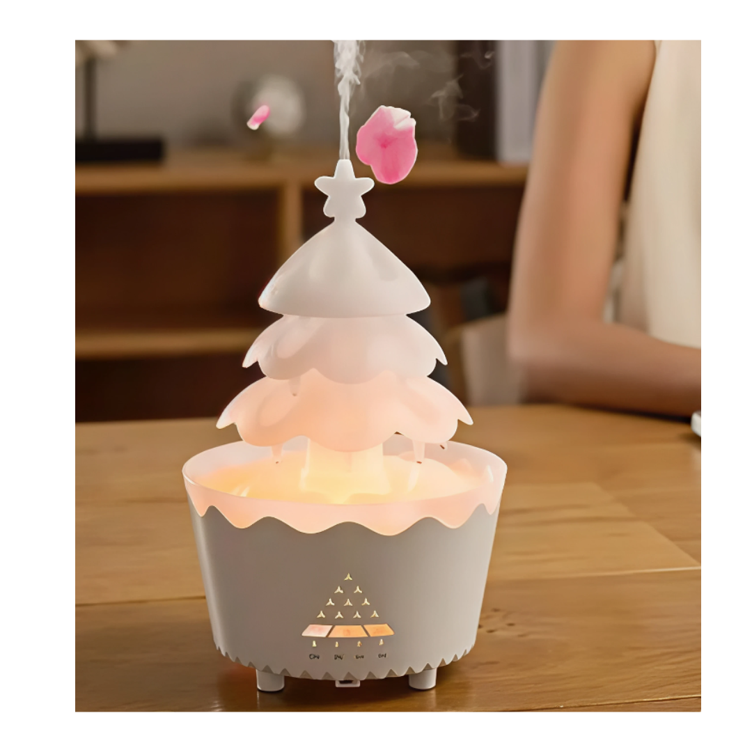 Humidificador Difusor Arbol Navideno Led